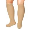 4XL Extra Wide Calf Compression Socks for Women Men 20-32 mmHg Knee High Plus Size view 1