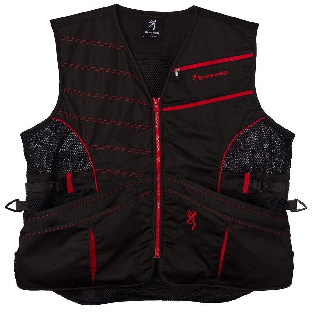 Browning, Ace Shooting Vest, Black/Red, X-Large