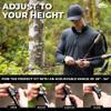 Cascade Mountain Tech Trekking Poles - Aluminum Hiking Walking Sticks with Adjustable Locks Expandable to 54" (Set of 2) , Orange view 3