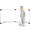 K-Roo Sports 2-Pack Youth Soccer Goals with Soccer Ball and Pump | Portable Goals with Nets and 6" Ball with Pump | Kids Activity, Practice Size Equipment | Travel and Backyard Play Toy for Children view 3
