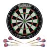 Hathaway Winners Choice 18-in Professional Bristle Dartboard for Adults  Regulation Size Steel Tip Dart Board  Includes Self Healing Sisal Fiber Board, Rotatable Outer Ring & 6 Steel-Tip Darts view 1