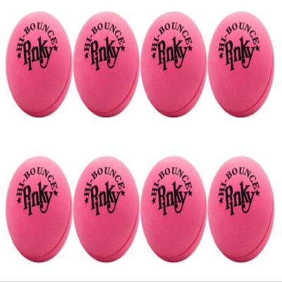 JA-RU Hi-Bounce Pinky Ball (8 Pack) Rubber-Handball Bouncy Balls 976-8A