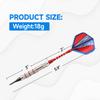 GSE Games & Sports Expert 6 Pcs 18 Grams Professional Soft Tip Darts for Electronic Dart Board. 60 of Free Dart Tips & Storage Bag Included view 2