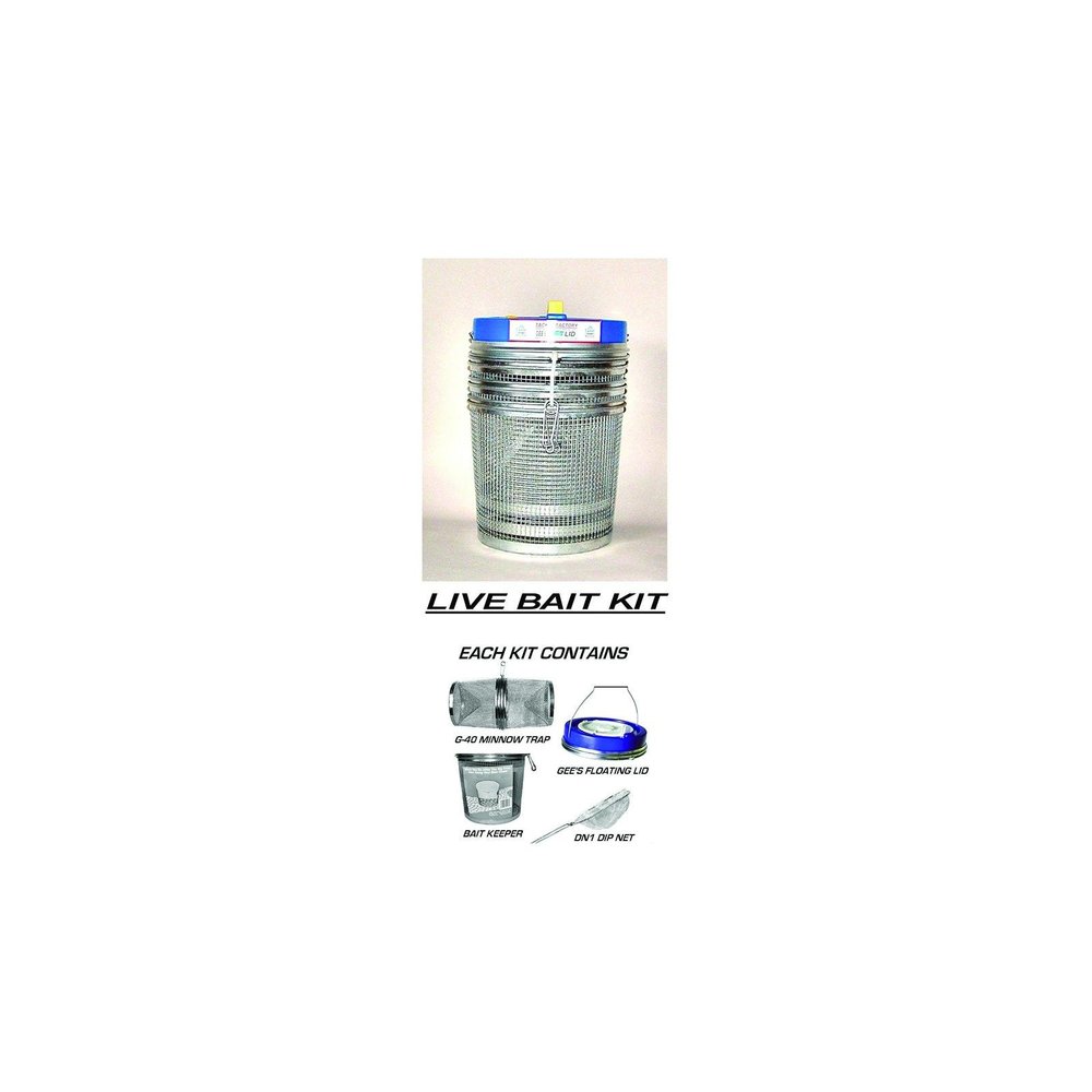 Gees G-40KIT Floating Complete Bait Kit w/Trap Bait Keeper Lid & Net