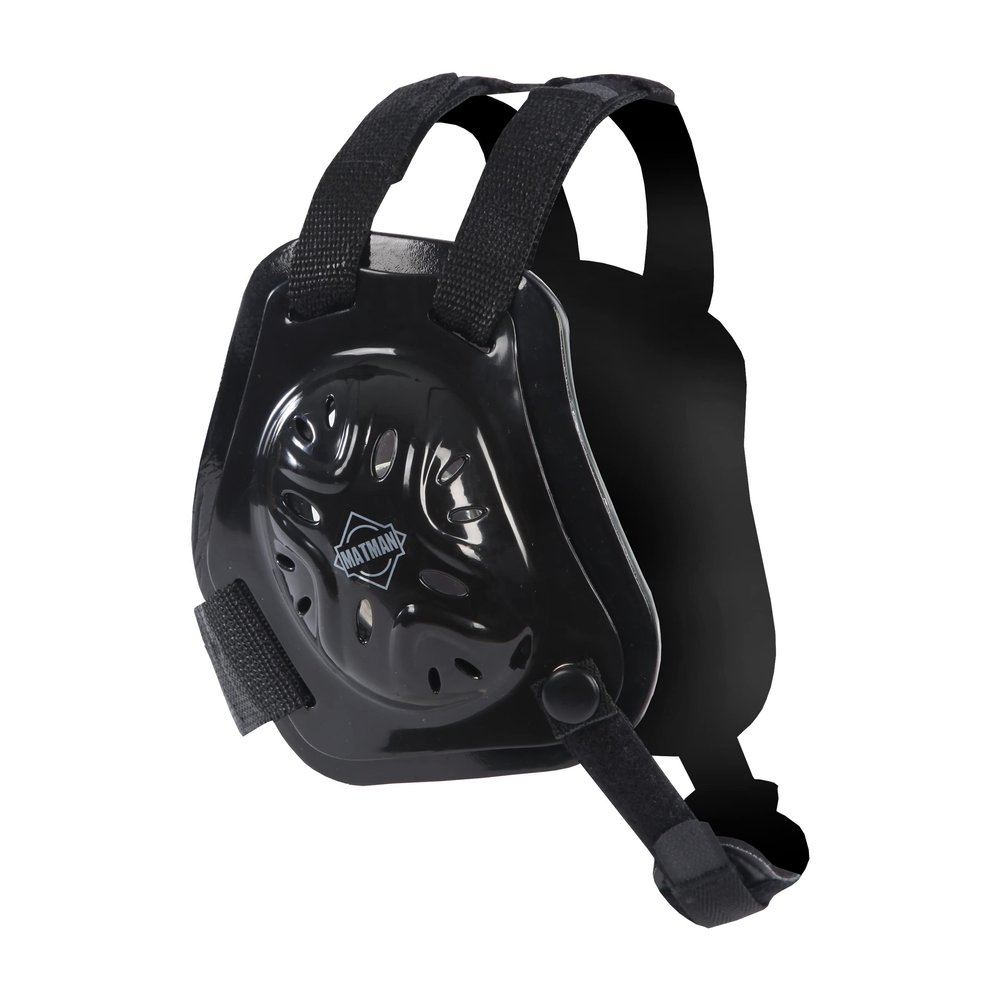 Matman Triforce Adult Wrestling Headgear  Men & Womens Lightweight & Ergonomic Ear Guards for Wrestling, BJJ & MMA (Black)