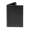 ASHLIN 100% leather Slim Men's Trifold Wallet with 6 Credit Card Pockets, ID Window and Lined Double Billfold - Black [5704-07-01] view 2