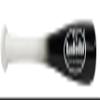 BamBooBat Adult Baseball and Softball Wood One Hand Training Bat- 18 Inch or 21 Inch-White Handle Black Barrel view 1