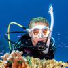TUSA SP-0101 Hyperdry Elite II Scuba Diving Snorkel, Black/Bronze view 2