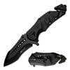 MTech USA MT-A845BK SPRING ASSISTED KNIFE, 5" Closed, Black Blade view 1