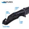 MTech USA MT-A845BK SPRING ASSISTED KNIFE, 5" Closed, Black Blade view 4