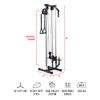 Valor Fitness Wall-Mounted Cable Machine  Dual Pulley System, 16 Adjustment Positions, Compact Strength Training Equipment for Small Spaces, LAT Pulldown Home Gym view 2