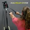 Valor Fitness Wall-Mounted Cable Machine  Dual Pulley System, 16 Adjustment Positions, Compact Strength Training Equipment for Small Spaces, LAT Pulldown Home Gym view 4