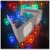 Rob's Super Happy Fun Store Hearts Fireworks Glasses - 50 Diffraction Glasses - Paper Frames - See Beautiful Heart-Shaped Halos Around Points of Light view 1