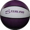 Sterling Purple/White Junior Size 5 Rubber Basketball view 1