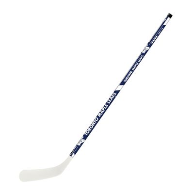 Franklin Sports NHL Toronto Maple Leafs Team 48-Inch Vinyl Hockey Stick (Left), Junior, Blue
