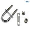 SeaLux Marine AISI 316 Stainless Steel Heavy Duty Class III Bow Eye with Taper Safety Lock Nut 1/2" (M12) Stock (4-3/4") Length, 6000 lbs Capacity view 3