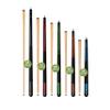 Aska Mixed Length Cue Set - LS5, Canadian Hard Rock Maple Billiard Pool Cues, Short, Kids Cues (Set of 5) view 2