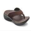 Dr. Comfort Collin Men's Supportive Orthotic Sandals Chocolate - 9 Medium-wide view 1
