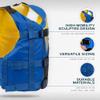 Stohlquist Kids Life Jacket 50-90 lbs - Coast Guard Approved Life Vest - Type III PFD for Boys and Girls - Secure & Adjustable Fit for Swimming, Boating & Water Sports, Unisex. view 3