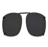 Eyekepper Large Clip On Sunglasses With Spring Draw Bar Polarized Grey Lens 57x39MM view 1