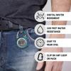 Dakota Digital Mini Clip, Alarm, StopWatch, Timer and Dual Time, Fob and Pocket Watch, Outdoor Gifts for Men and Women, Tactical Digital Clip on Watch - Aqua view 2