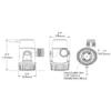 Rule 12V Automatic Bilge Pump - Fully Submersible - 500GPH Output - Easy Clean Strainer - Low Power Use - Check Valve & Thermal Cut-Off - Ideal for Boats -107mm x 64mm x 74mm view 4