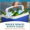 Healthy Packers Ice Packs for Lunch Boxes & Coolers - Freezer Packs - Original Cool Pack | Cooler Accessories for Beach, Camping & Fishing | Slim & Long-Lasting Reusable Ice Pack for Cooler (Set of 4) view 4