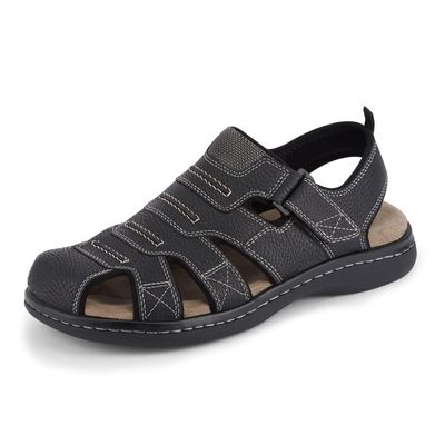 DOCKERS Mens Searose Outdoor Sport Fisherman Sandal, Black, 10 M