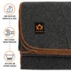 Arcturus Military Wool Blanket - Warm, Thick, Washable - Great for Outdoors, Camping, Stadium Blanket, Picnics, Travel - Car & Bushcraft Survival Kits, Large 64" x 88" 4.5 lb view 2