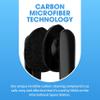 CarbonKlean Peeps Eyeglass Lens Cleaner - Efficient and Durable Carbon Microfiber Technology - Exclusively Used by NASA - 500 Uses (Soft Touch Blue) view 3