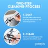 CarbonKlean Peeps Eyeglass Lens Cleaner - Efficient and Durable Carbon Microfiber Technology - Exclusively Used by NASA - 500 Uses (Soft Touch Blue) view 4
