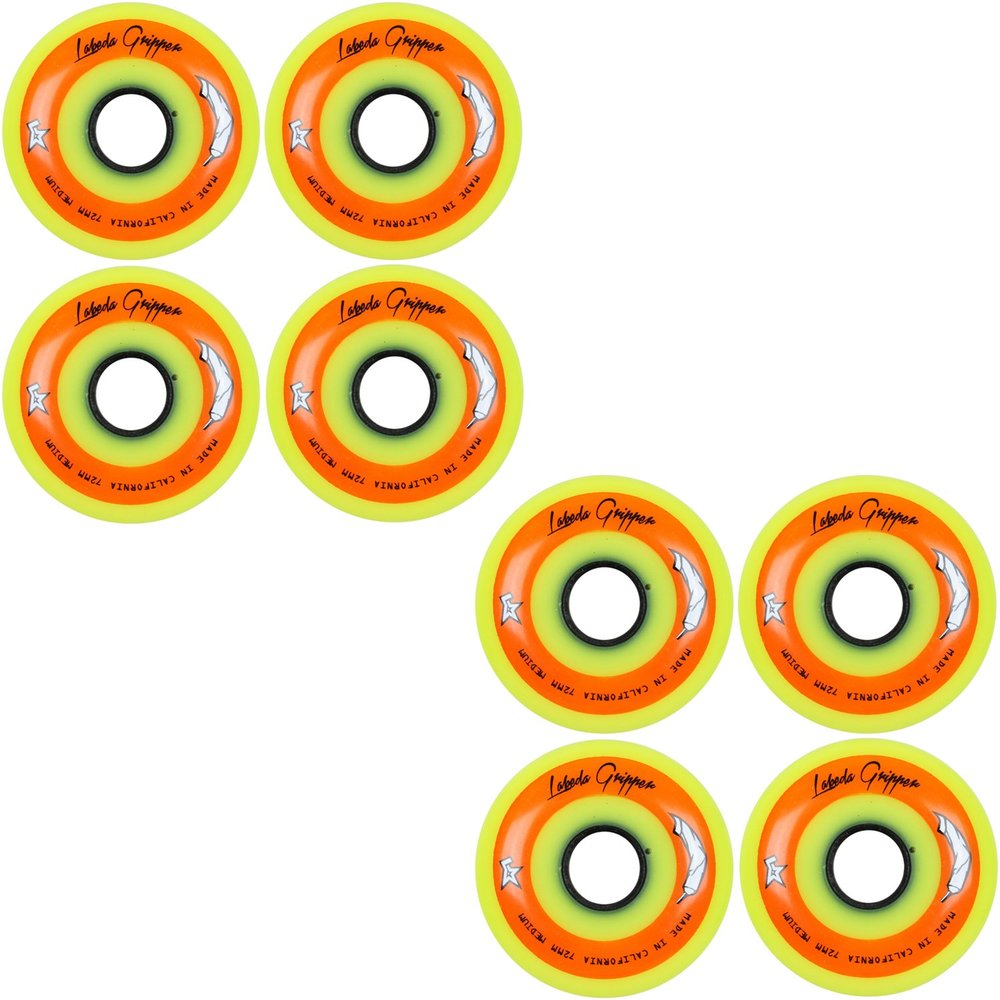 Labeda Wheels Roller Hockey Gripper 72mm Medium 83A 8pk