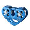 Lixada Zipline Pulley 30KN Trolley Rescue for 1/4 5/16 3/8 1/2 Cable Backyard Zipline, Hauling, Rigging and Commercial Purposes,Holds Upto 6700lbs view 1