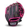 Franklin Sports Windmill Series 11-Inch Softball Glove, Righty Glove, Pink/Gray view 1