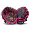 Franklin Sports Windmill Series 11-Inch Softball Glove, Righty Glove, Pink/Gray view 2