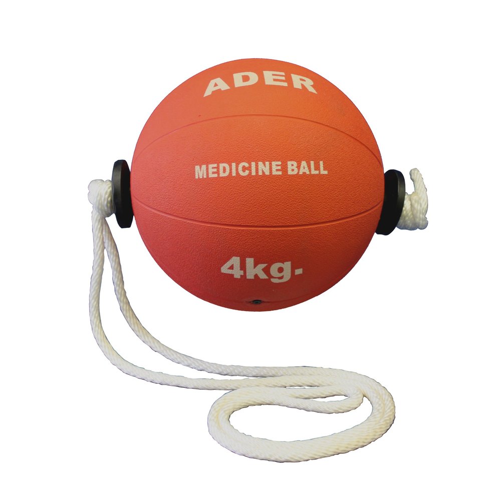 Ader Power Rope Medicine Ball (4KG (9LB))