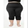 Bioflect Capri Compression Leggings with Bioactive Fibers and Raised Massaging Knit for Support and Comfort - Black M/L view 2