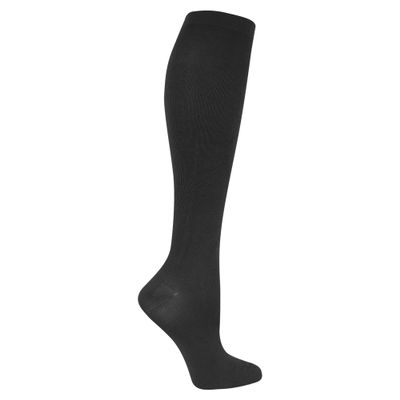 Dr. Scholl's womens Graduated Compression Knee High - 1 & 2 Pair Packs Casual Sock, Black, 4 10 US