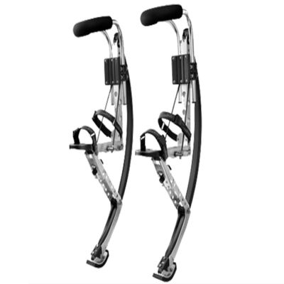 Skyrunner Adult Men Jumping Stilts Men Women Fitness Exercise (110~150 Ibs/50~70kg) Bouncing Shoes (Black)