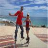 Skyrunner Adult Men Jumping Stilts Men Women Fitness Exercise (110~150 Ibs/50~70kg) Bouncing Shoes (Black) view 3