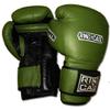 50oz Deluxe MiM-Foam Sparring Gloves - Safety Strap for Muay Thai, MMA, Kickboxing, Boxing (50oz) (Marine Green/Black) view 1