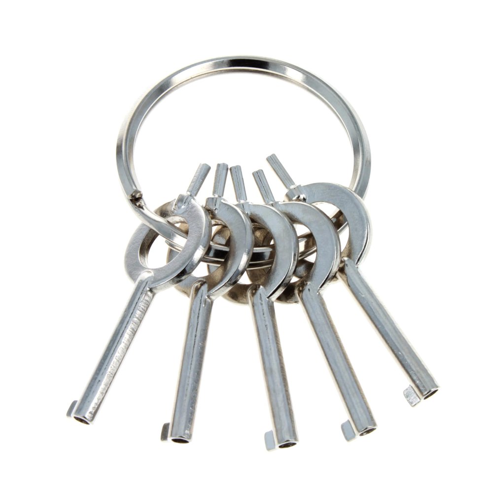 ASR Tactical 5-Pack American Universal Handcuff Keys Standard Issue Law Enforcement
