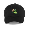Adjustable Kermit The Frog Embroidered Baseball Cap for Men and Women - Unisex Classic Dad Trucker Hat Black view 1