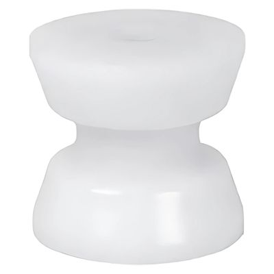 White Water Marine Delrin Anchor Roller Replacement Wheel  2-5/8" Diameter x 2-3/8" Width  White  Fits Standard Bow Anchor Mounts, Rollers, Windlass Systems  Marine-Grade Low Friction 7560U