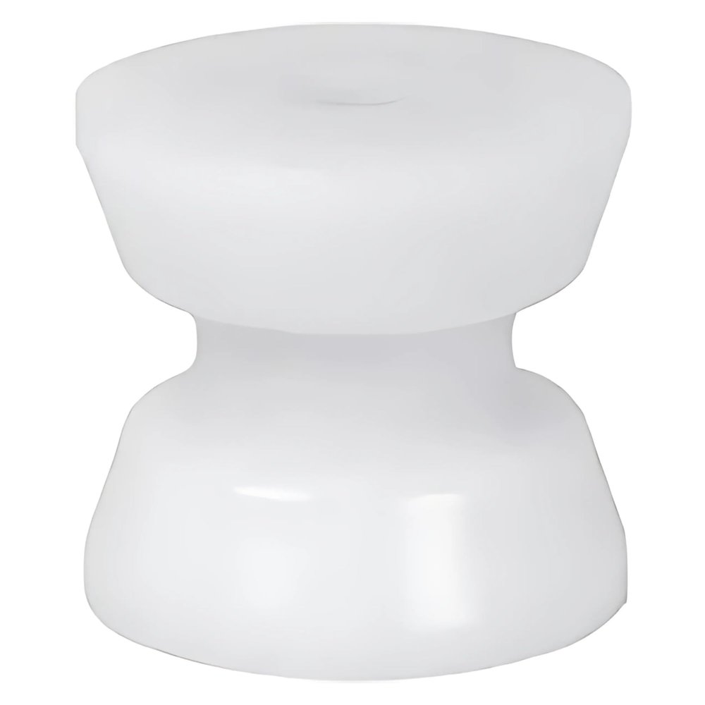 White Water Marine Delrin Anchor Roller Replacement Wheel  2-5/8" Diameter x 2-3/8" Width  White  Fits Standard Bow Anchor Mounts, Rollers, Windlass Systems  Marine-Grade Low Friction 7560U