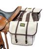 TrailMax Canvas Horse Saddle Bag for Trail Riding; Rugged Cotton Canvas Saddle Bag; Durable & Weather Resistant Horse Saddle Bags; Trail Saddle Bags for Horses view 1