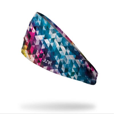 JUNK Brands Big Bang Lite Headband - Moisture-Wicking, Performance Fabric,Non-Slip, Sports Sweatband for Men & Women - One Size - Coldsnap