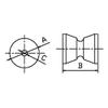 White Water Marine Delrin Anchor Roller Replacement Wheel  5/8" Diameter x 4-1/8" Width  White  Fits Bow Anchor Mounts, Windlass Systems  Marine-Grade Low Friction Hardware 1210U view 2