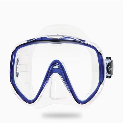 ScubaMax Abaco Oversize Single Lens Dive Mask (Clear Blue)