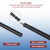 GSE Games & Sports Expert 58" 2-Piece Fiberglass Graphite Composite Billiard Pool Cue Stick for Men/Women, Billiard Cue Stick for House or Commercial/Bar Use (Matte Black, 20 Oz) view 3